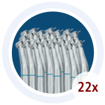 22 dental contra-angle